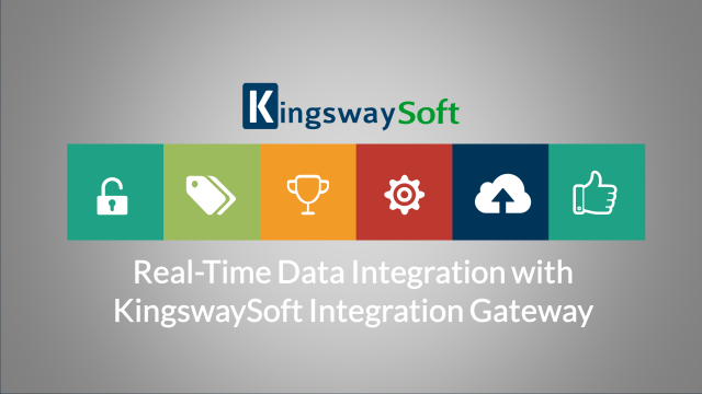 Real-Time Data Integration with KingswaySoft Integration Gateway
